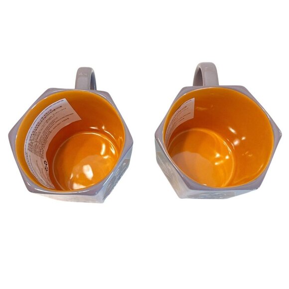Set of 2 Disney Parks Hexagon Star Wars Characters Collectible Coffee Mugs NEW - Picture 7 of 10